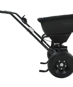 vidaXL Walk Behind Salt Spreader PVC and Steel 106x73x76 cm 45 L