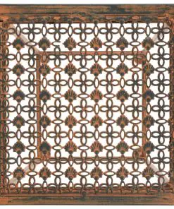 vidaXL Plant Stand Set 3 Pieces Vintage Style Metal Rusty