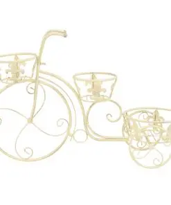 vidaXL Plant Stand Bicycle Shape Vintage Style Metal
