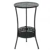 vidaXL Bistro Table Black 40×70 cm Metal vidaXL Bistro Table Black 40×70 cm Metal