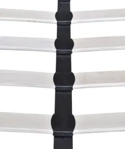 vidaXL Bed Frame Dark Grey Fabric Double Size