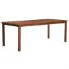 vidaXL Garden Table 200x90x74 cm Solid Acacia Wood