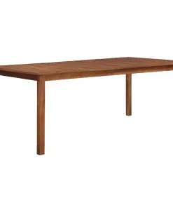 vidaXL Garden Table 200x90x74 cm Solid Acacia Wood