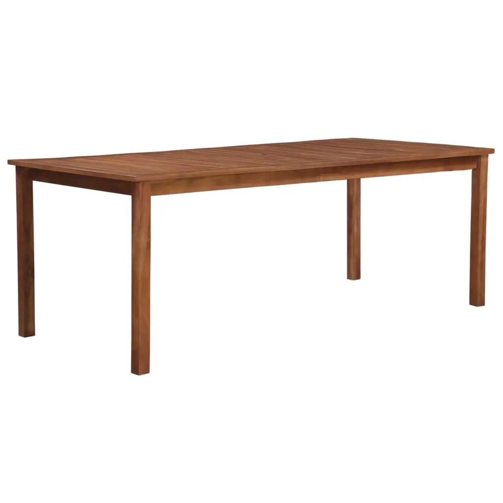 vidaXL Garden Table 200x90x74 cm Solid Acacia Wood