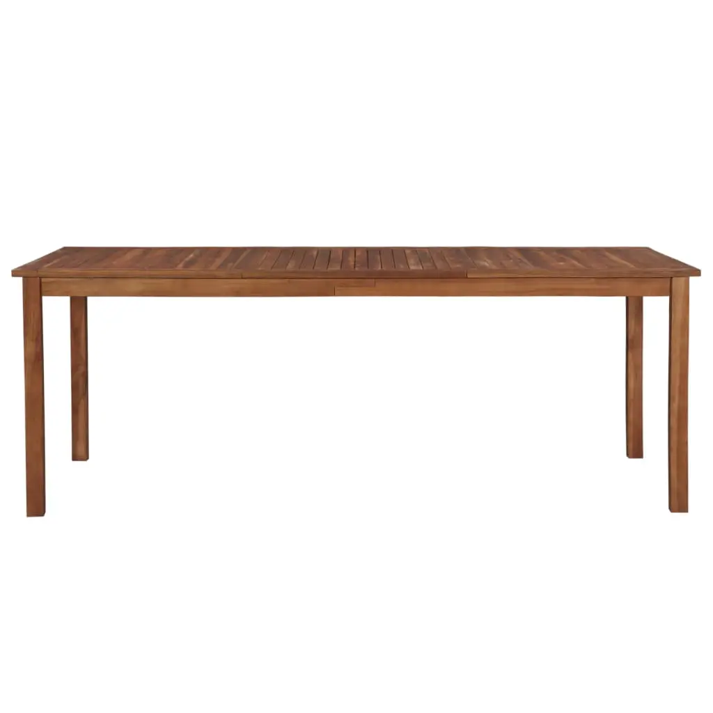vidaXL Garden Table 200x90x74 cm Solid Acacia Wood