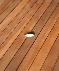 vidaXL Garden Table 200x90x74 cm Solid Acacia Wood