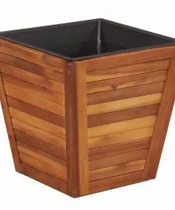 vidaXL Garden Planter Set 3 Pieces Square Solid Acacia Wood