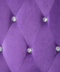 vidaXL Dining Chairs 4 pcs Purple Velvet