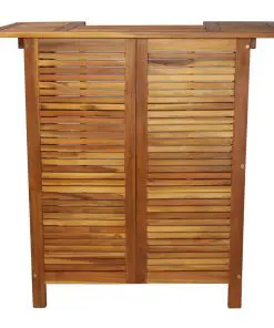 vidaXL Bar Table 110x50x105 cm Solid Acacia Wood