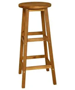 vidaXL 3 Piece Bar Set Solid Acacia Wood