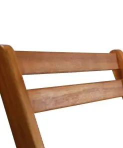 vidaXL Outdoor Bistro Chairs 2 pcs Solid Acacia Wood