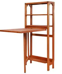 vidaXL 3 Piece Folding Bistro Set Solid Acacia Wood