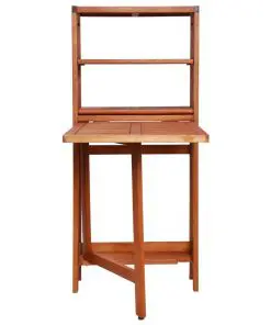 vidaXL 3 Piece Folding Bistro Set Solid Acacia Wood