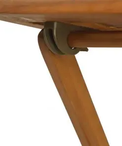 vidaXL 3 Piece Folding Bistro Set with Cushions Solid Acacia Wood