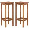 vidaXL Bar Chairs 2 pcs Solid Acacia Wood vidaXL Bar Chairs 2 pcs Solid Acacia Wood