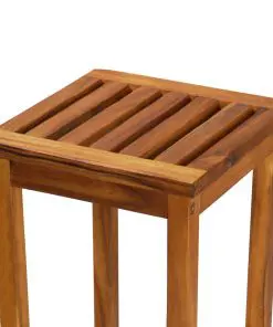 vidaXL Bar Chairs 2 pcs Solid Acacia Wood