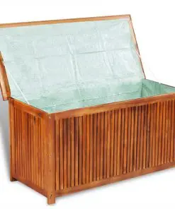 vidaXL Garden Storage Box 117x50x58 cm Solid Acacia Wood