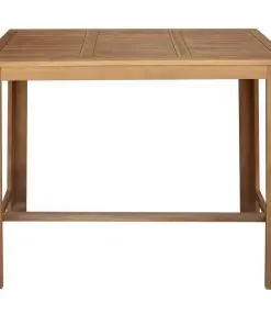 vidaXL Bar Table Solid Acacia Wood 120x60x105 cm