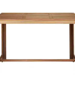 vidaXL Bar Table Solid Acacia Wood 150x70x105 cm