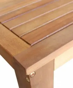 vidaXL Bar Table and Stool Set 7 Pieces Solid Acacia Wood