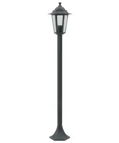 vidaXL Garden Post Lights 6 pcs E27 110 cm Aluminium Dark Green