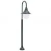 vidaXL Garden Post Light E27 120 cm Aluminium Dark Green