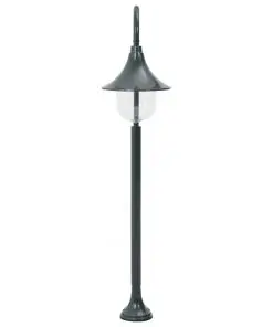 vidaXL Garden Post Light E27 120 cm Aluminium Dark Green
