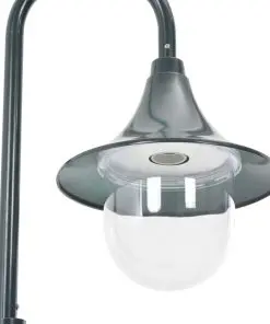 vidaXL Garden Post Light E27 120 cm Aluminium Dark Green