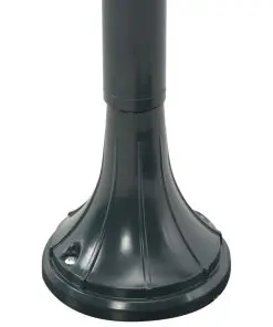 vidaXL Garden Post Light E27 120 cm Aluminium Dark Green