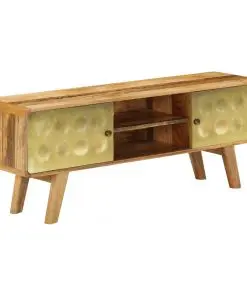 vidaXL TV Cabinet Solid Mango Wood 120x30x45 cm