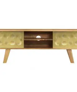 vidaXL TV Cabinet Solid Mango Wood 120x30x45 cm