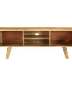 vidaXL TV Cabinet Solid Mango Wood 120x30x45 cm
