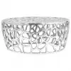 vidaXL Coffee Table Casted Aluminium 70×30 cm Silver