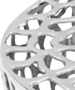 vidaXL Coffee Table Casted Aluminium 70×30 cm Silver