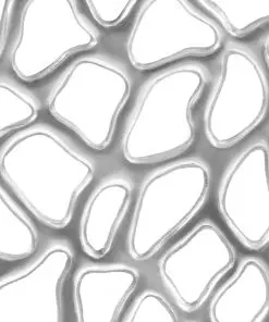 vidaXL Coffee Table Casted Aluminium 70×30 cm Silver