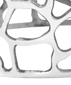 vidaXL Coffee Table Casted Aluminium 70×30 cm Silver