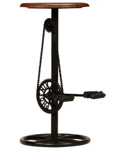 vidaXL Bar Chairs 2 pcs Solid Reclaimed Wood