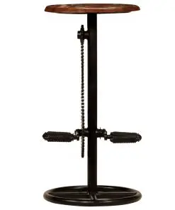 vidaXL Bar Chairs 2 pcs Solid Reclaimed Wood