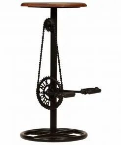 vidaXL Bar Chairs 2 pcs Solid Mango Wood