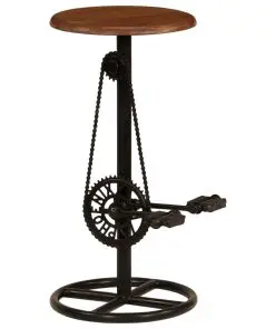 vidaXL Bar Chairs 2 pcs Solid Mango Wood