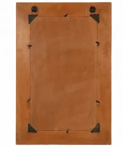 vidaXL Wall Mirror Solid Reclaimed Wood 60×90 cm