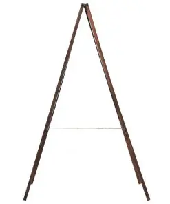 vidaXL Double-sided Blackboard Cedar Wood Free Standing 60×80 cm