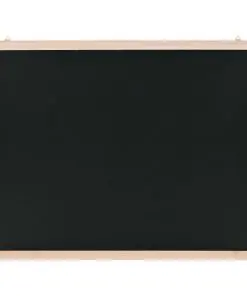 vidaXL Wall-Mounted Blackboard Cedar Wood 60×80 cm
