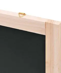 vidaXL Wall-Mounted Blackboard Cedar Wood 60×80 cm