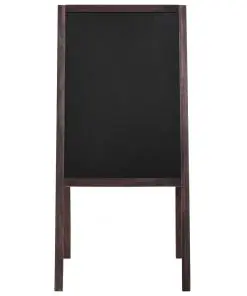 vidaXL Double-sided Blackboard Cedar Wood Free Standing 40×60 cm