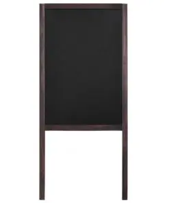 vidaXL Double-sided Blackboard Cedar Wood Free Standing 40×60 cm