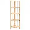 vidaXL Corner Shelf Cedar Wood 27x27x110 cm
