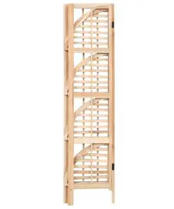 vidaXL Corner Shelf Cedar Wood 27x27x110 cm