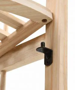 vidaXL Corner Shelf Cedar Wood 27x27x110 cm