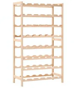 vidaXL Wine Rack Cedar Wood 57,5x28x102 cm